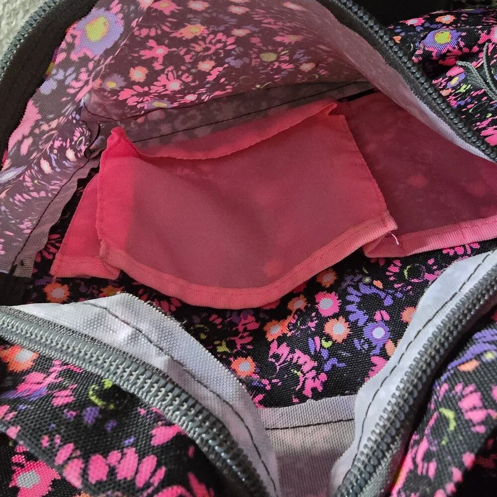 JANSPORT Vintage Pink/Purple Floral Backpack